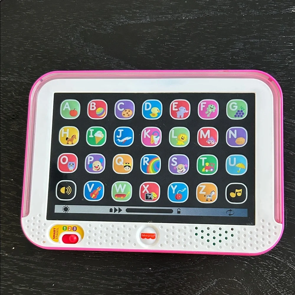 Fisher-Price Pink and White Learning Tablet